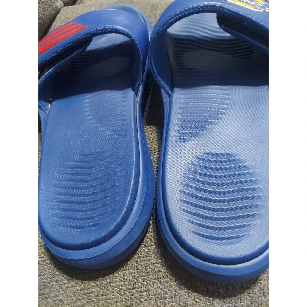 ADIDAS Mens ALPHABOUNCE 2.0 Kansas Jayhawks  Sandals Slides Sz. 9 Royal Blue